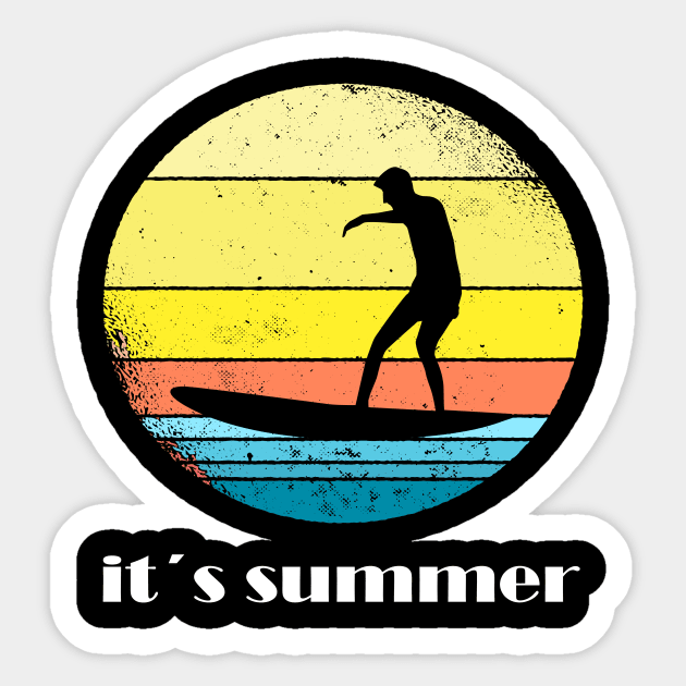 Surfing girl is the best windsurfing Sticker by KK-Royal